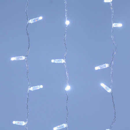 Светодиодная гирлянда ARD-CURTAIN-CLASSIC-2000x9000-CLEAR-2200LED White (230V, 120W) (Ardecoled, IP65)