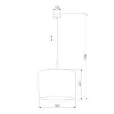 Подвесной светильник TK Lighting 4109 Deva Graphite