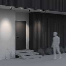 Уличный трековый светильник Focus Led Elasity IP 3000К 16Вт 38° черный, O-TR01-1-S-16WB3K