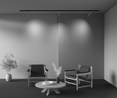 Трековый светильник Focus T Unity 3000K 6Вт 36°, TR141-1-6W3K-M-BS