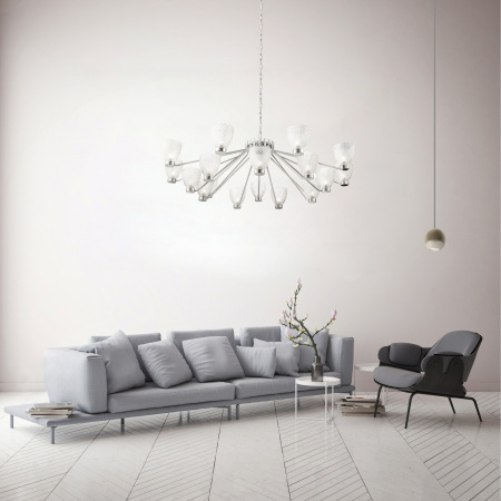 Люстра Ralar G9x18, MOD068PL-18CH