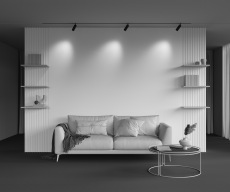 Трековый светильник Artisan Exility 2700K 12Вт 36°, TR097-2-12W2.7K-M-BB