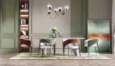 Подвесной светильник Aura E14х6 MOD016PL-06BS