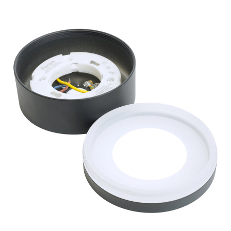 Светильник потолочный Feron HL457 12W, 230V, GX53, черный
