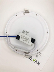 Встраиваемый светодиодный светильник Elvan VLS-102-R-18W-WW