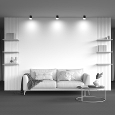 Потолочный светильник Hoop GX53 1x15Вт C086CM-GX53-MRD-BW