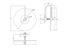 Настенный светильник (бра) Mare G9x1, MOD305WL-01CH