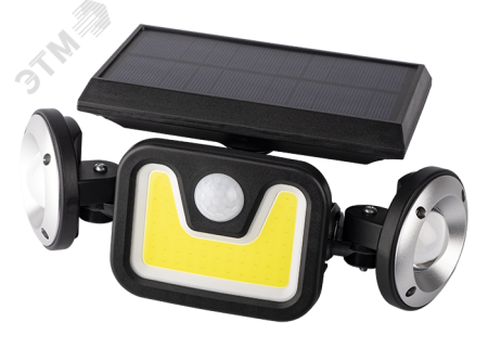 Светильник светодиодный SLR-W05 настенный с солнечной батареей с датчиками движения датчик освещенности ФАZА