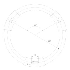 Светильник SP-RONDO-R400-40W Warm3000 (BK, 120 deg, 230V) (Arlight, IP40 Металл, 3 года)