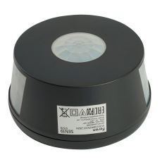 Датчик движения 2000W 30m 360°(верт.) чёрный SEN19