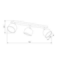 Спот TK Lighting 3416 Altea White