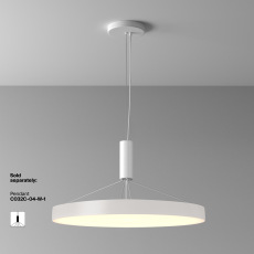 Потолочный светильник Zon 3000K 90W 120°, C032CL-90W3K-RD-W