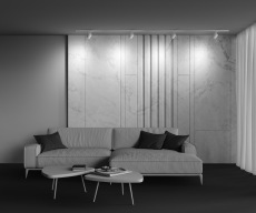 Трековый светильник TR088-1-GX53-W