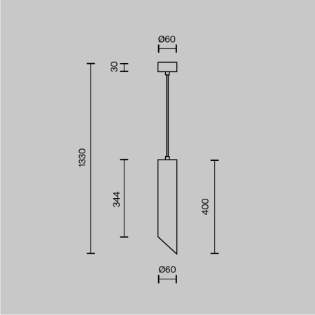 Подвесной светильник Lipari GU10 1x10Вт, P044PL-01-40GU10-W