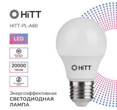 Светодиодная лампа HiTT-PL-A60-32-230-E27-6500