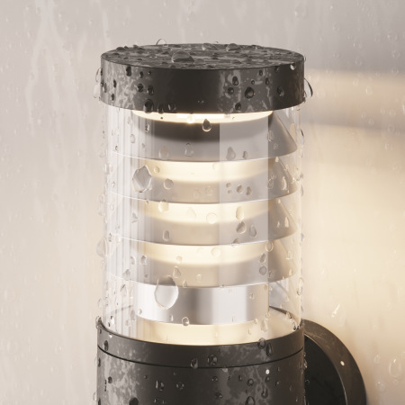 Настенный светильник (бра) Spir 3000K 12Вт IP54, O439WL-L12GF3K