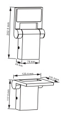 Уличный настенный светильник Deko-Light Robi flex 731068