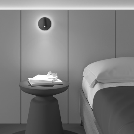 Настенный светильник (бра) Ios 176 3000К 9Вт IP 20, C176-WL-01-6W-B