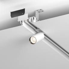 Алюминиевый профиль ниши скрытого монтажа в натяжной потолок 99x140, ALM-9940-SC-W-2M