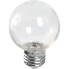 Лампа светодиодная, (3W) 230V E27 6400K G60 прозрачный, LB-371