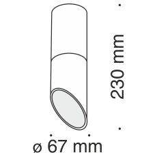 Потолочный светильник Lipari 1x50Вт GU10, C025CL-01B