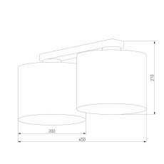 Потолочный светильник TK Lighting 6583 Juta