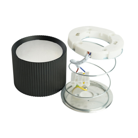 Светильник потолочный Feron HL458 Barrel ARIA 12W, 230V, GX53, черный