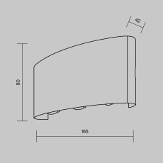 Архитектурная подсветка Strato 3000К 6Вт IP 54, O417WL-L6W3K