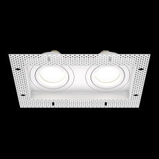 Встраиваемый светильник Atom GU10 2x50Вт DL003-02-W