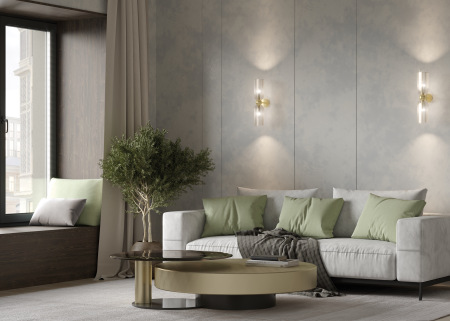 Настенный светильник (бра) Antic E14х2, MOD302WL-02CG