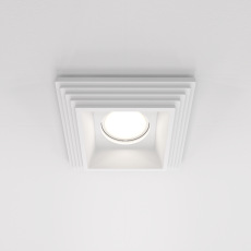 Встраиваемый светильник Gyps modern GU10 10Вт, DL005-1-01-W-1