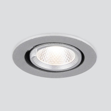 Встраиваемый светодиодный светильник Elektrostandard 9918 LED 9W 4200K серебро 4690389162435