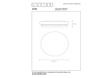 Потолочный светодиодный светильник Lucide Otis 79199/26/61
