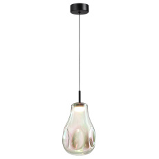 5098/4LB PENDANT ODL25 423 черный/бензиновый/металл/стекло Подвес LED 4W 4000K 388Лм NAVE