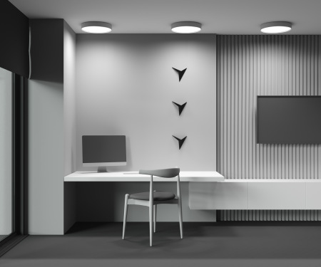 Потолочный светильник Zon 3000K 45W 120°, C032CL-45W3K-RD-MG