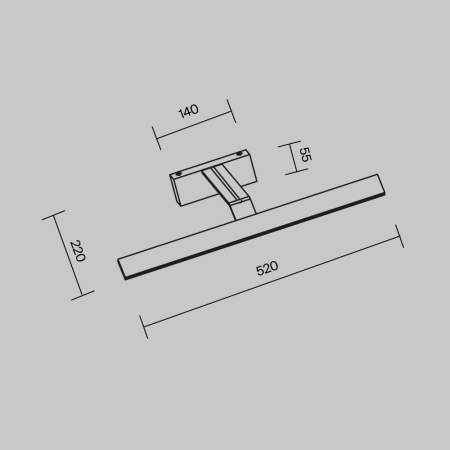 Подсветка для картин Maytoni Decart MIR010WL-L12B4K