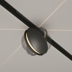 Трековый светильник Outline Exility 3000K 6Вт 180°, TR090-2-6W3K-B