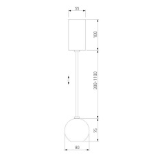 Подвесной светодиодный светильник Elektrostandard Giro 50215/1 Led черный 4690389175794