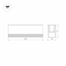 Светильник ART-LUMILINE-3351-500-12W Day4000 (SL, 120 deg, 24V) (Arlight, IP67 Металл, 3 года) 024945(2)