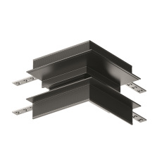 Угловой коннектор внешний S35 встраиваемый черный, TRA004OCL-22B