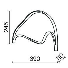 Настольный светильник Plons 3000К 12Вт, MOD283TL-L12BS3K