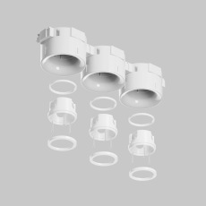 Встраиваемый светильник Intro GU10 9Вт IP20, DL111-GU10-W