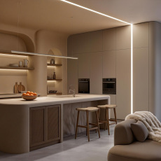 Профиль LINE-2525-2000 ANOD (Arlight, Алюминий)