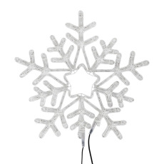 Фигура световая Снежинка цвет белая/синяя, размер 60x60 см, с контроллером NEON-NIGHT