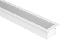 Алюминиевый профиль Design LED LE 4932, 2500 мм, белый LE.4932-W-R
