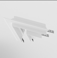 Угол-соединитель 45° Gravity встраиваемый белый TRA010CLS-42W