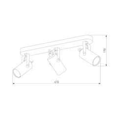 Спот TK Lighting 6502 Redo Black