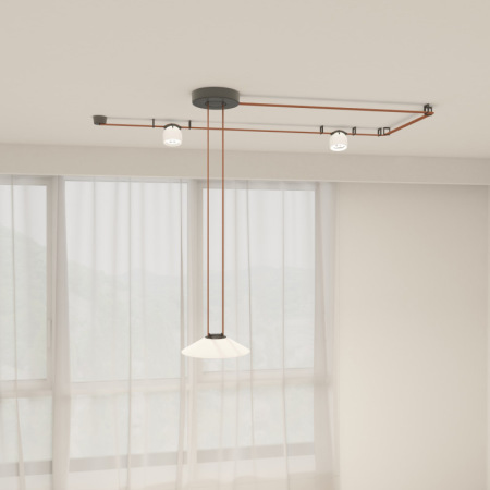 Трековый светильник BELTY SPOT DK5540-WH+BK