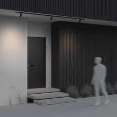 Уличный трековый светильник Focus Led Exility IP 3000К 20Вт 36° черный, O-TR02-1-S-20WB3K