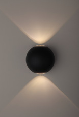 WL11 BK Подсветка ЭРА Декоративная подсветка светодиодная ЭРА 2*1Вт IP 54 черный